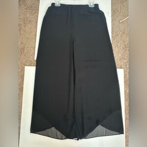 Alex Evenings Black Wide Leg Pants